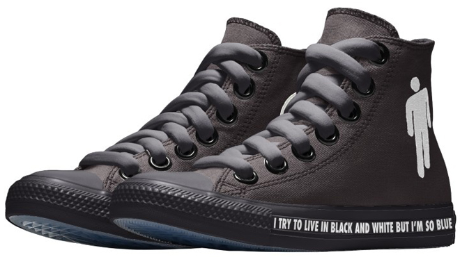 Converse By You x Billie Eilish Chuck Taylor All Star Shoes in Black Color