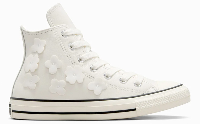 Converse Chuck Taylor All Star Leather 3D Flowers