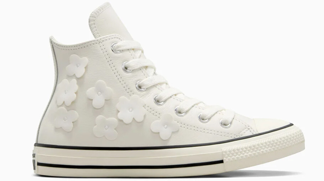 Converse Chuck Taylor All Star Leather 3D Flowers