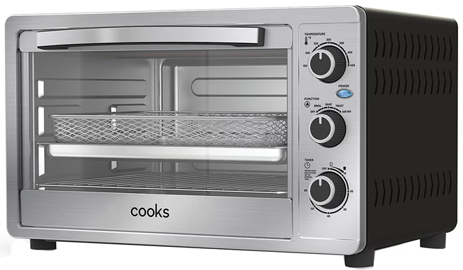 Cooks 6 Slice Toaster Oven With Air Fry