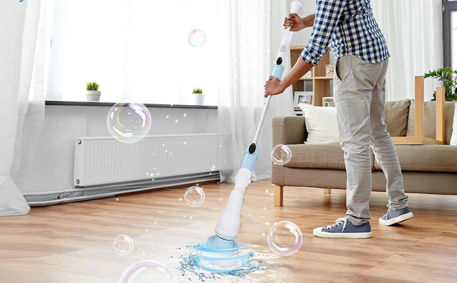 Cordless Electric Spin Scrubber