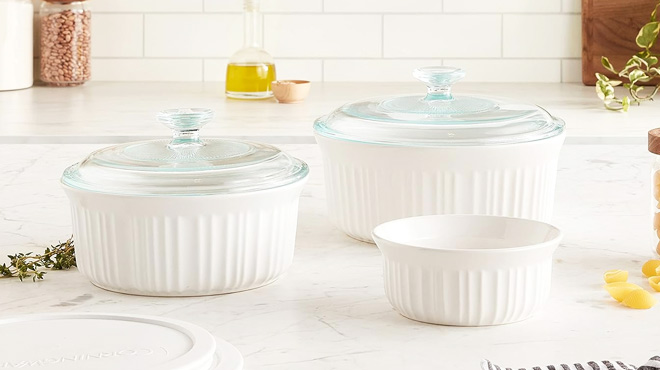 CorningWare 7 Piece Ceramic Bakeware Set