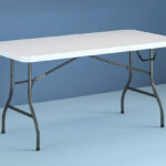 Cosco 6 Foot Premium Folding Table in White