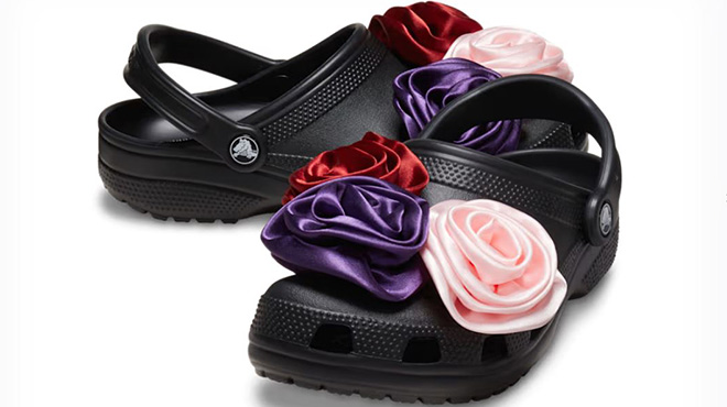 Crocs Classic Rosette Clog