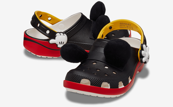 Crocs Kids Mickey Mouse Classic Clogs