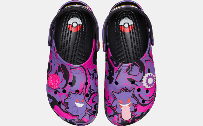 Crocs Pokemon Gengar Classic Clogs