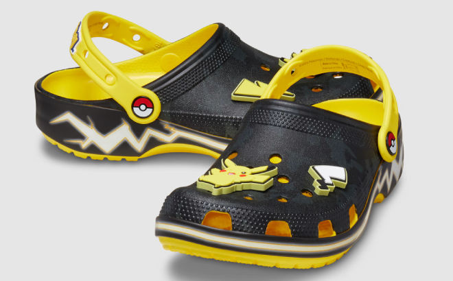 Crocs Pokemon Pikachu Classic Clogs 1