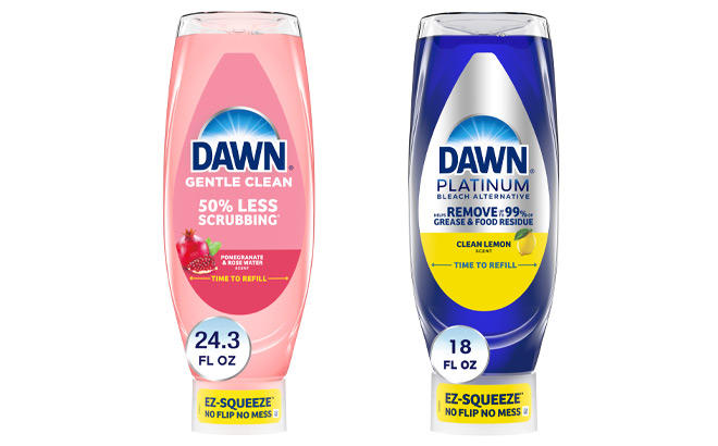 Dawn Gentle Clean EZ Squeeze Dish Soap