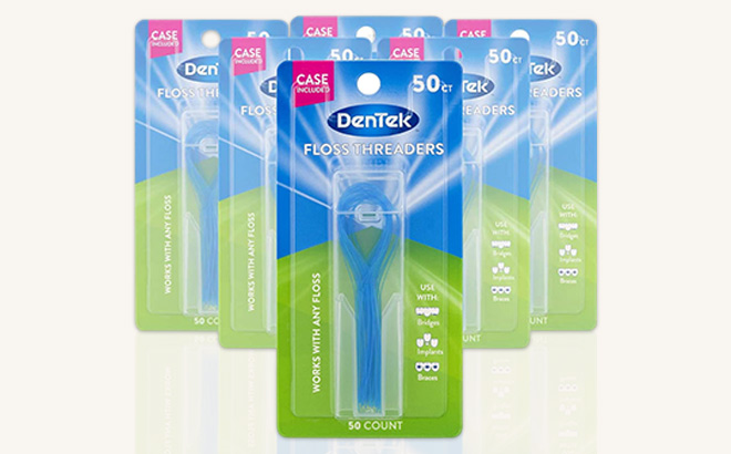 DenTek 6 Pack Floss Threaders 50 Count