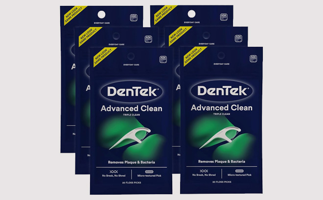 DenTek Triple Clean Advanced Clean Floss Picks 20 Count