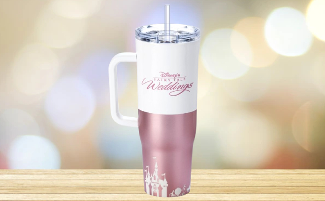 Disney Corkcicle Fairy Tale Weddings Cruiser Travel Tumbler 1