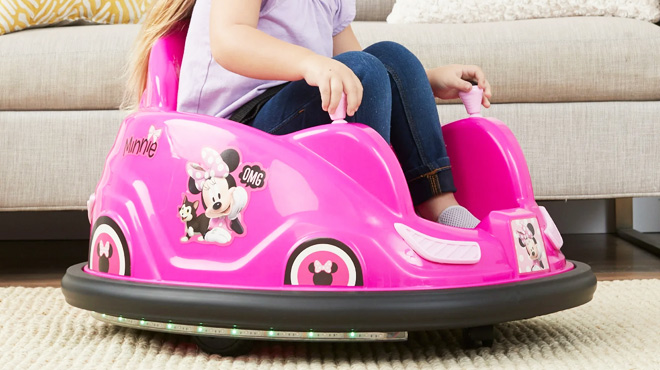 Disney Flybar Disney Minnie 6V Bumper Car Ride on