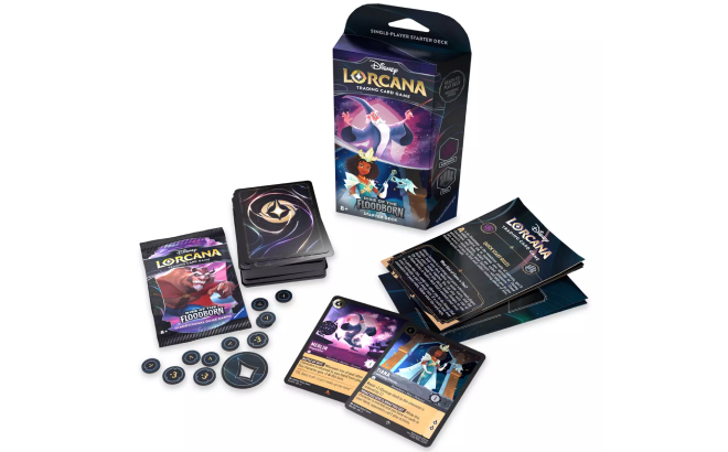 Disney Lorcana Trading Card Game Rise of the Floodborn Starter Deck