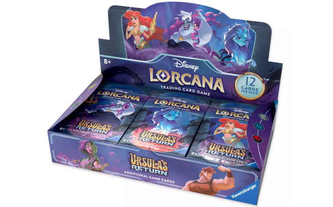 Disney Lorcana Trading Card Game Ursulas Return Booster Tray