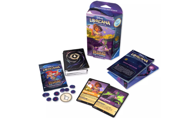 Disney Lorcana Trading Card Game Ursulas Return Starter Deck