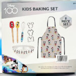 Disney Mickey and Minnie 100th Anniversary Kids 8 Piece Baking Set