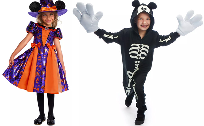 Disney Minnie and Mickey Mouse Kids Halloween Costumes