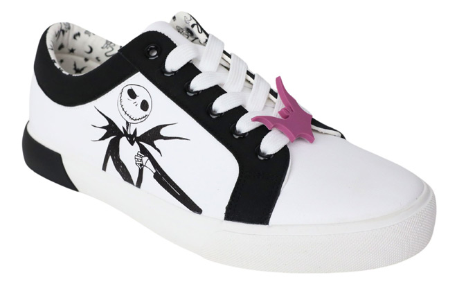 Disney Nightmare Before Christmas Jack Sally Court Womens Sneakers