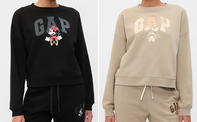 Disney Oversized Minnie Mouse Womens Sweatshirts