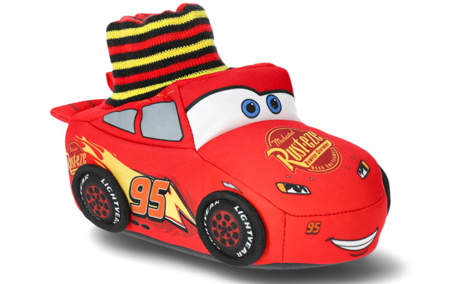 Disney Pixar Cars Toddler Boys Slip Sock Shoes