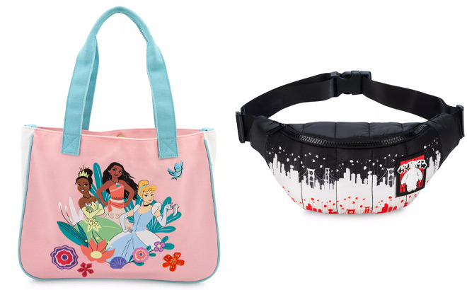 Disney Princess Adaptive Canvas Tote Bag and Belt Bag