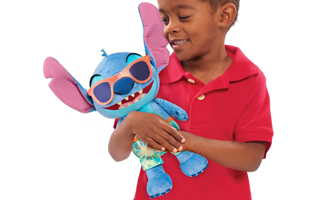 Disney Street Beach Stitch Plush Toy 17 Inch