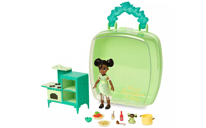 Disney Tiana Disney Once Upon a Story Mini Doll Play Set