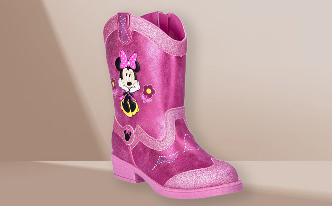 Disney Toddler Minnie Mouse Cowboy Boots