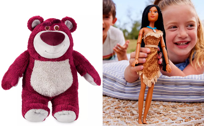 Disney Toy Story 3 Lotso Scented Plush and Pocahontas Classic Doll