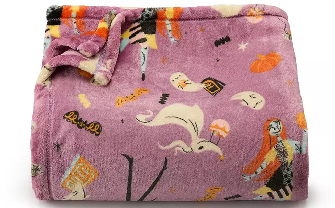 Disneys Halloween Oversized Supersoft Printed Plush Throw