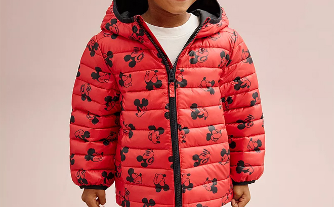 Disneys Mickey Mouse Baby Toddler Boy Lightweight Puffer Jacket by Jumping Beans