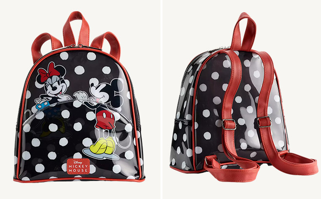 Disneys Mickey and Minnie Mouse Mini Backpack