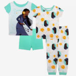 Disneys Wish Asha Star Toddler Girl 4 Piece Pajama Set