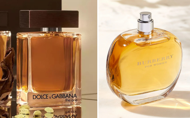 Dolce Gabbana The One Mens Perfume and Burberry Classic Womens Perfume