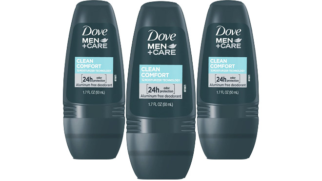 Dove MenCare Clean Comfort Roll on Deodorant