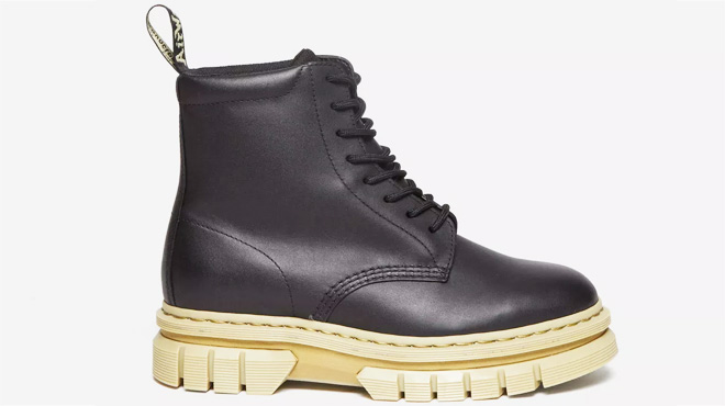 Dr Martens Rikard Contrast Sole Platform Lace Up Boots