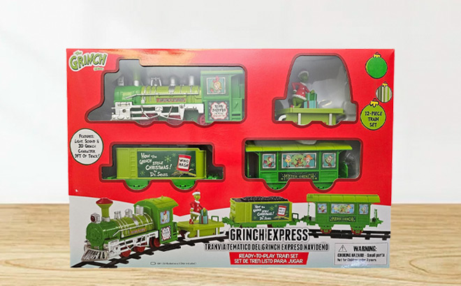 Dr Seuss The Grinch Who Stole Christmas Train Set