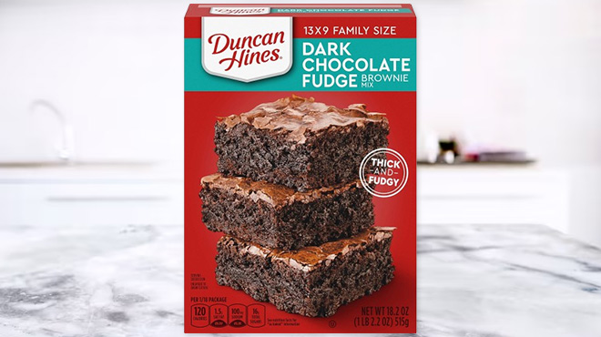 Duncan Hines Dark Chocolate Fudge Brownie Mix