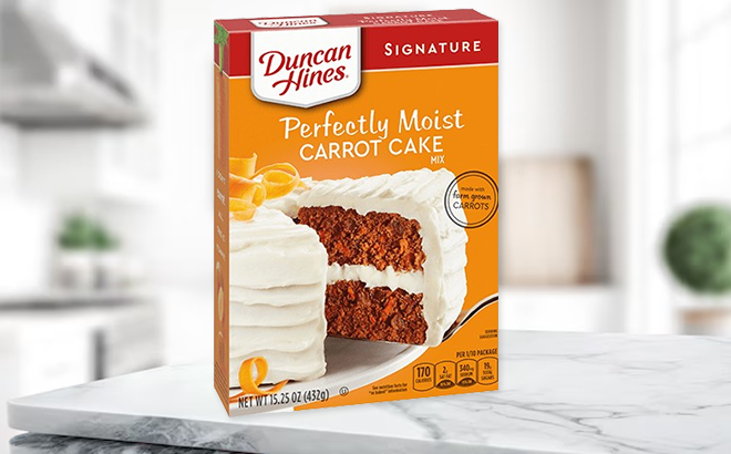 Duncan Hines Signature Perfectly Moist Carrot Cake Mix