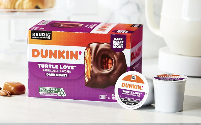 Dunkin Turtle Love Keurig K Cup Pods