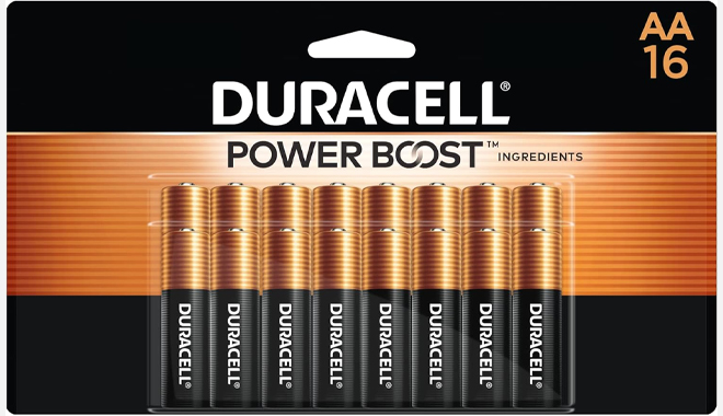 Duracell Coppertop AA Batteries 16 Count Pack