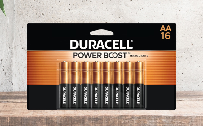 Duracell Coppertop AA Batteries with Power Boost Ingredients 16 Count Pack