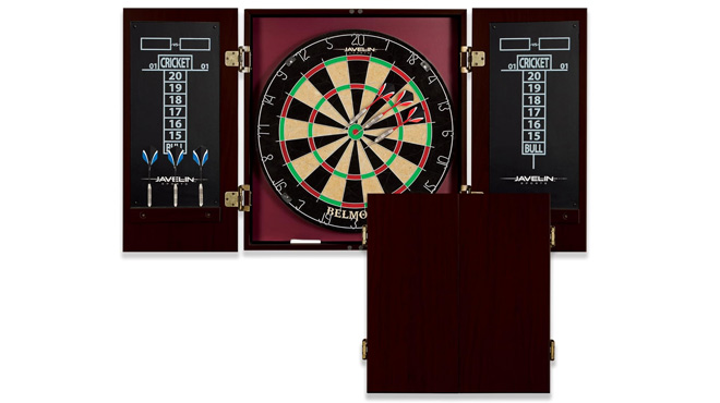 EastPoint Sports Bristle Dartboard and Cabinet Set