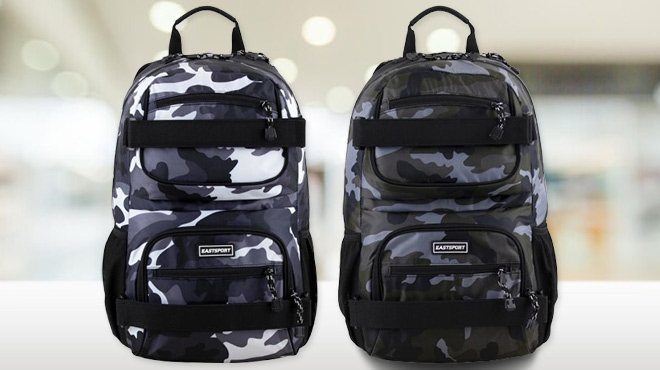 Eastsport Skatepark Laptop Backpack in Camouflage