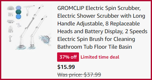 Electric Spin Scrubber Summary