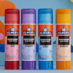 Elmers Color n Glitz Glue Sticks