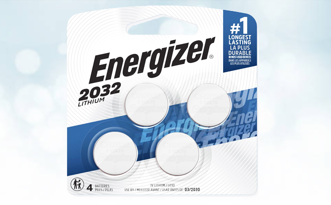 Energizer CR2032 Batteries 4 Pack