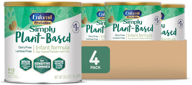 Enfamil Plant Based Baby Formula 4 Pack