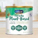 Enfamil Plant Based Baby Formula Pack on a Table