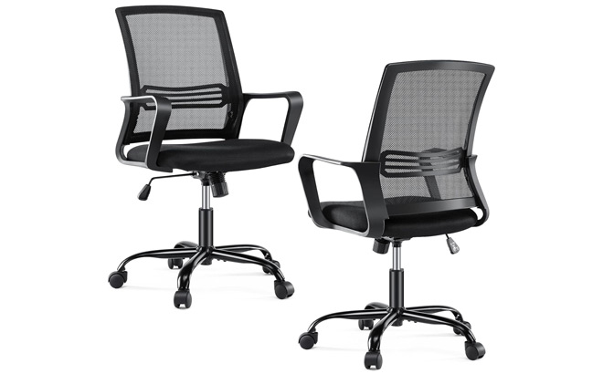 Ergonomic Mid Back Office Chair